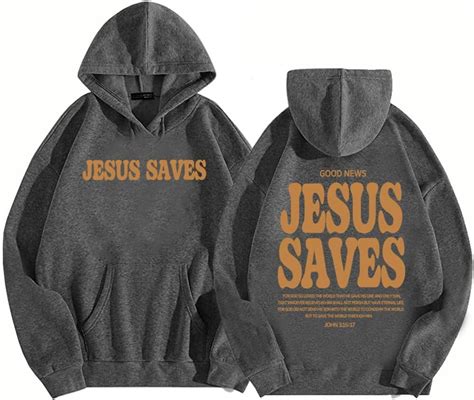 Jesus Saves Sweatshirt: A Statement of Faith and Style