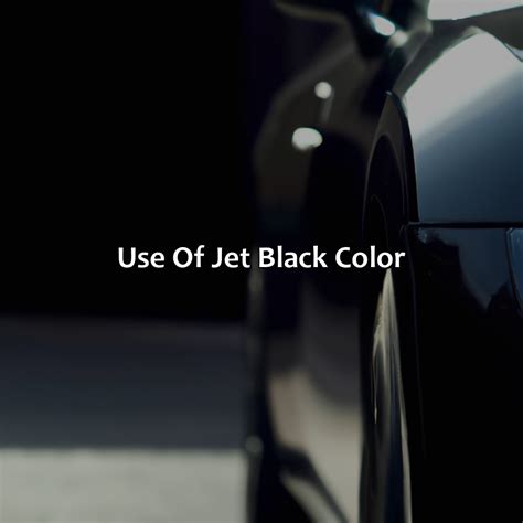 Jet Black: The Color of Innovation