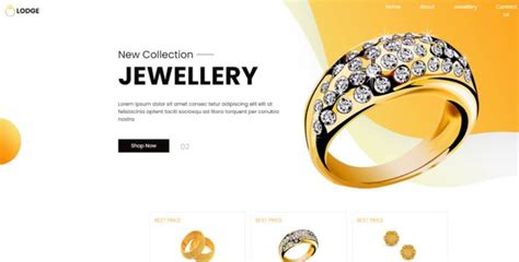Jewelry Web Template