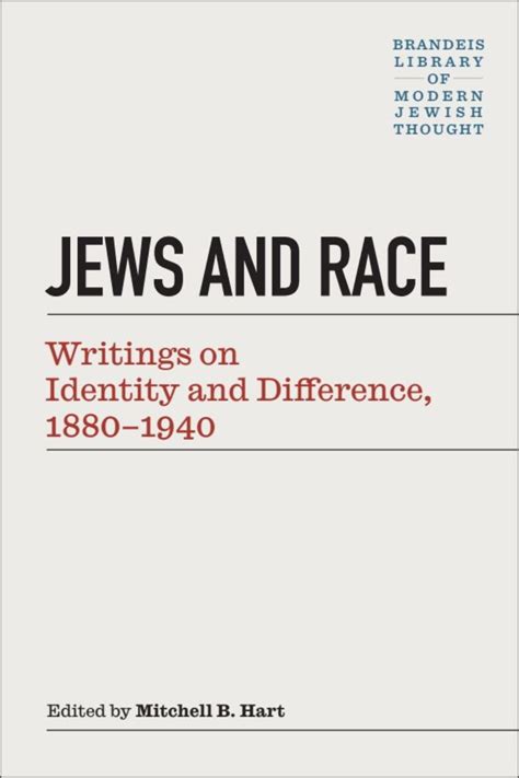 Jews and Race Writings on Identity and Difference Doc