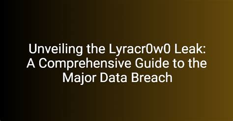 Jill.Hardener Leak: A Comprehensive Guide to the Data Breach