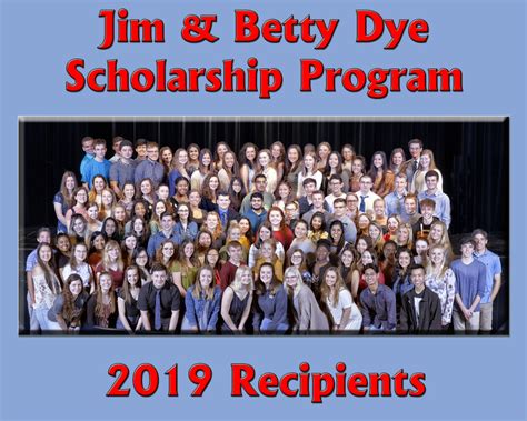 Jim and Betty Dye Scholarship: A Comprehensive Guide