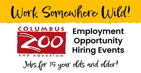 Job Opportunities at the Columbus Zoo