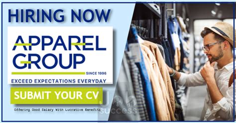 Job Opportunities in Apparel