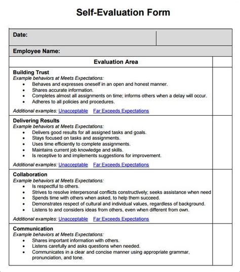 Job Self Evaluation Answers Kindle Editon