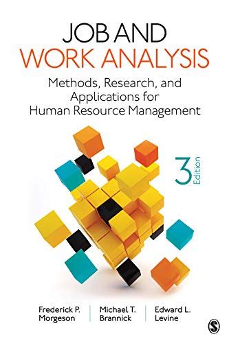 Job and Work Analysis: Methods, Research, and Applications for Human Resource Management Ebook Doc