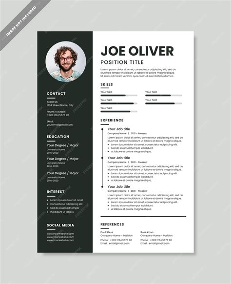 Jobseeker Resume Template