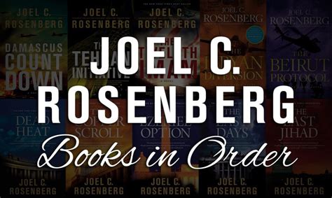 Joel Rosenberg Books in Order: A Comprehensive Guide