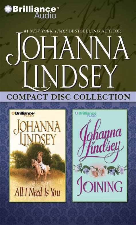 Johanna Lindsey CD Collection 5 All I Need Is You Joining Reader