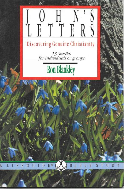 John's Letters Discovering Genuine Christianity PDF