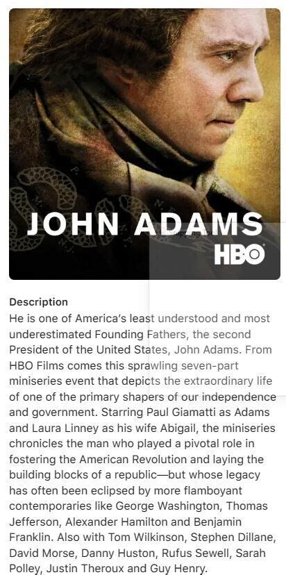 John Adams DVD: The Complete Miniseries on DVD