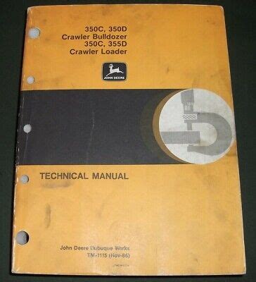John Deere 350c Repair Ebook PDF