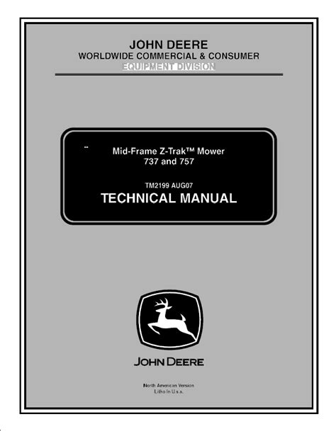 John Deere Repair Manuals 737 Z Trak Ebook Epub