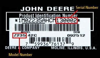 John Deere Riding Mowers Model Year Serial Number 332102 PDF Doc