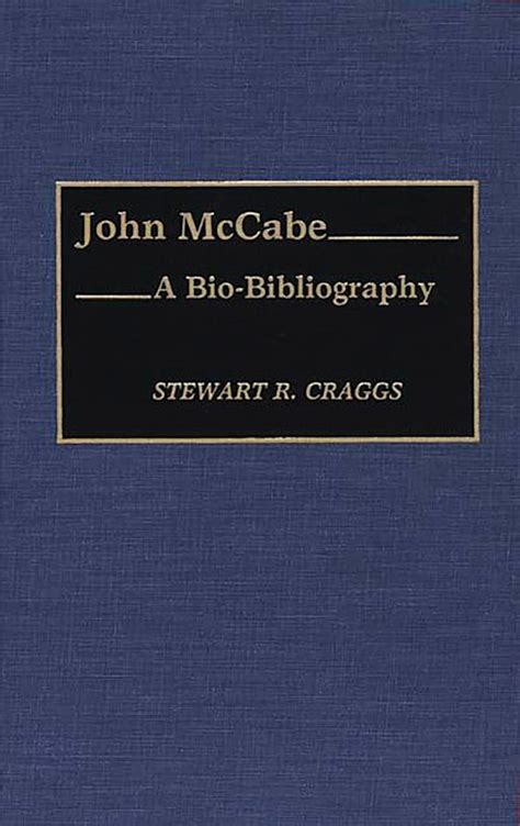 John McCabe A Bio-Bibliography PDF