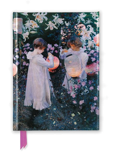 John Singer Sargent Carnation Lily Lily Rose Foiled Journal Flame Tree Notebooks Doc