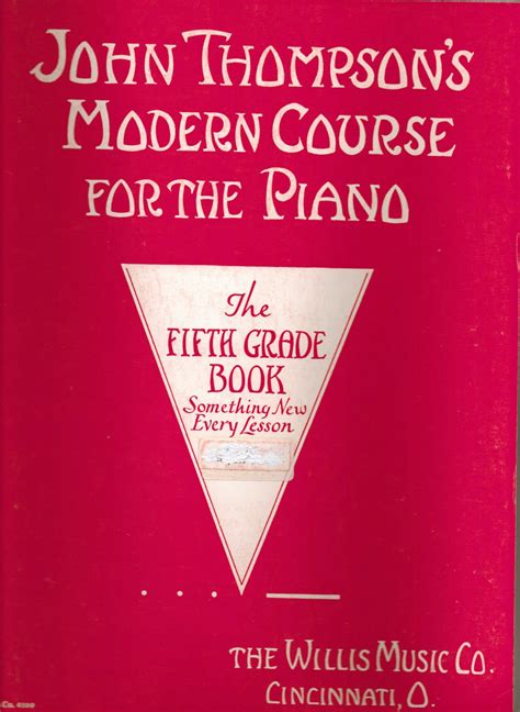 John Thompson s Modern Course for the Piano Fifth Grade Book Doc