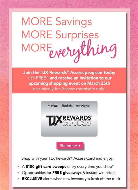 Join the TJX Rewards program