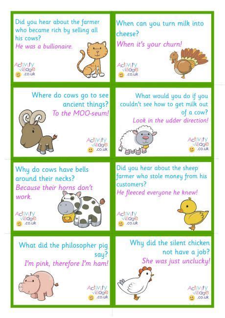 Jokes for Kids Farm Animal Jokes Funny Jokes for Kids Kids Jokes Childrens Jokes Funny Joke Books Reader