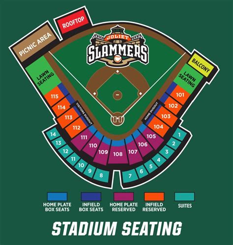 Joliet Slammers Seating Chart