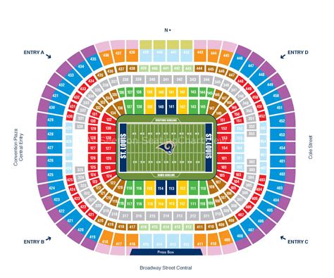 Jones Dome Seating Chart