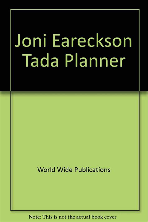 Joni Eareckson Tada Planner Kindle Editon