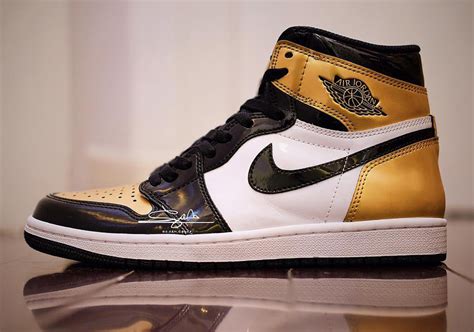 Jordan 1 Gold and Black