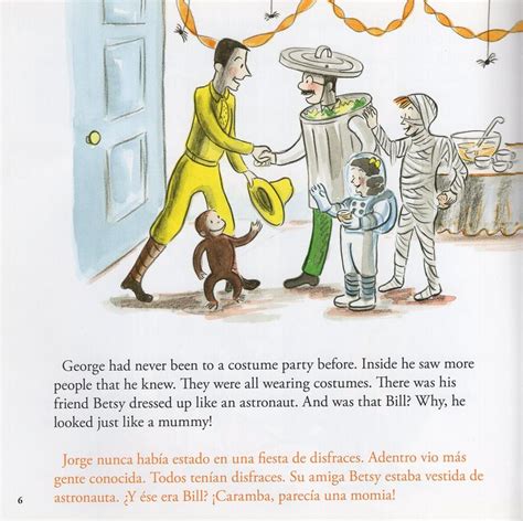 Jorge El Curioso Va A Una Fiesta De Disfraces/Curious George Goes To A Costume Party (Bilingual) Kindle Editon