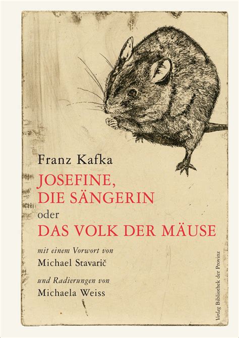 Josefine die Sängerin oder das Volk der Mäuse und andere Erzählungen Franz Kafka Erzählungen 4 Reader