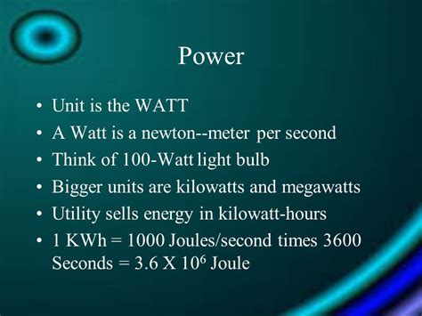 Joule, Watt, and Second: Unpacking the Units of Energy and Power