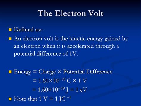 Joule-Electron Volt: Exploring the Microscopic Energy Realm