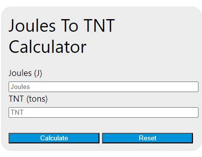 Joules to Yottatons of TNT: A Comprehensive Guide to Energy Equivalents