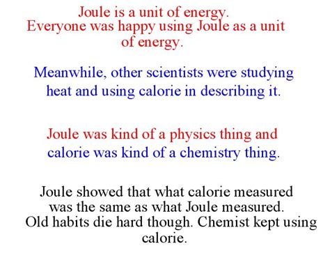 Joules vs. Calories: Demystifying the Battle of Energy Units