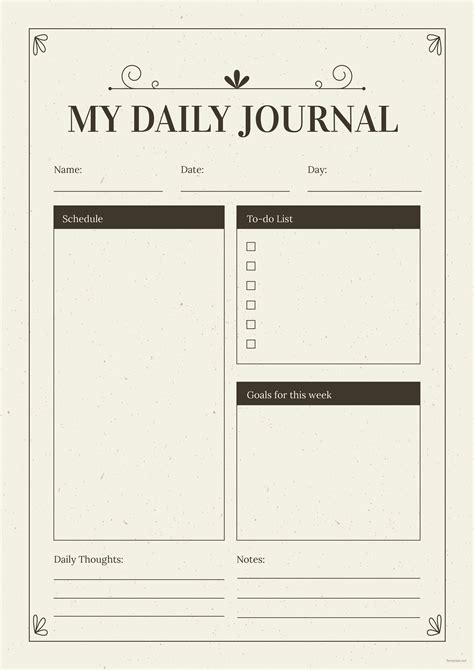 Journal Design Templates