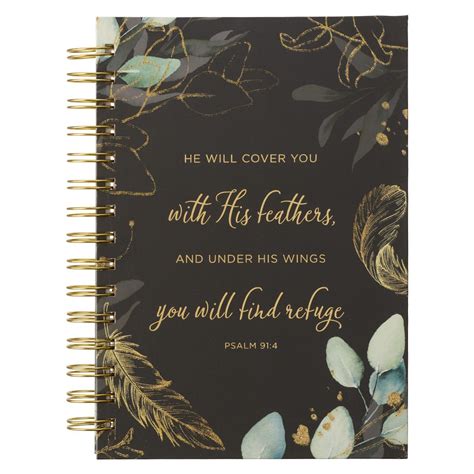 Journal He Will Cover You Psalm 914 Reader