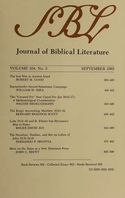 Journal of Biblical Literature Volume 104 Number 3 September 1985 Doc