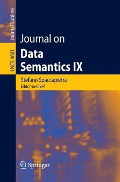 Journal on Data Semantics I, Vol.1 Epub