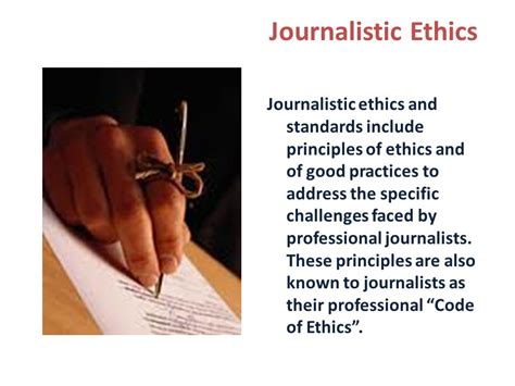 Journalistic Ethics PDF