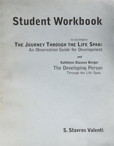 Journey Through the Life Span VHS and Student Observation Workbook Epub