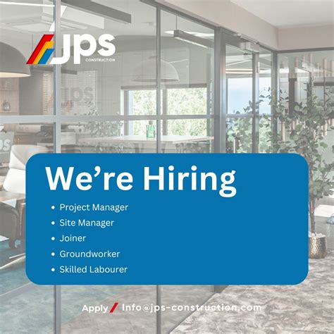 Jps Career Opportunities
