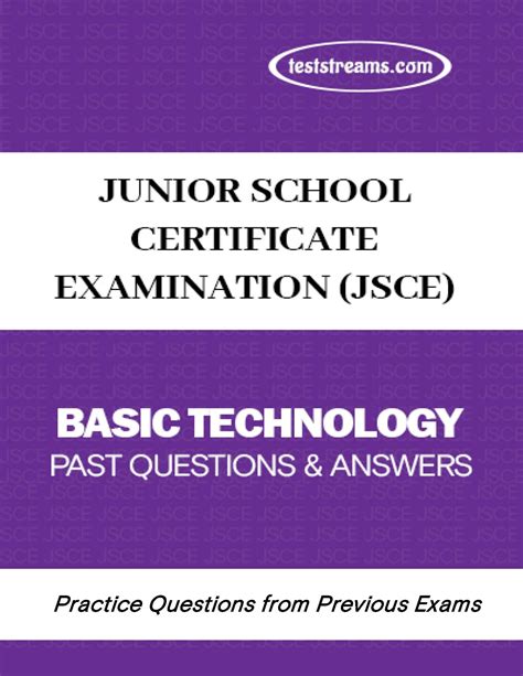 Jsce Basic Technology Questions And Answer Doc