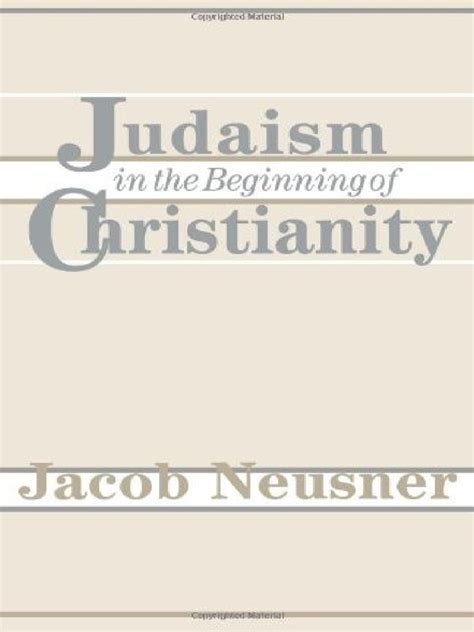 Judaism in the Beginning of Christianity PDF