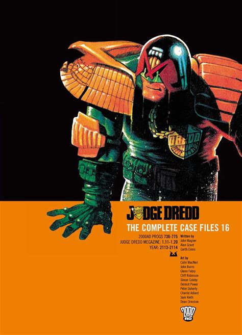 Judge Dredd The Complete Case Files Vol 16-2000 AD Progs 736-775 Reader