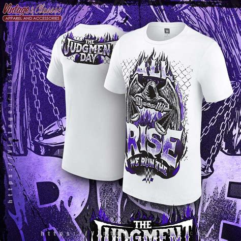 Judgment Day WWE Shirt: Embodying the Apocalypse