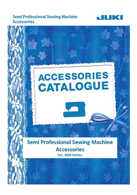 Juki Accessories Catalog