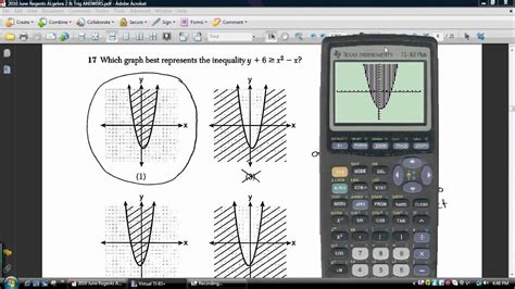 June 2010 Trigonometry Regents Answer Key Reader