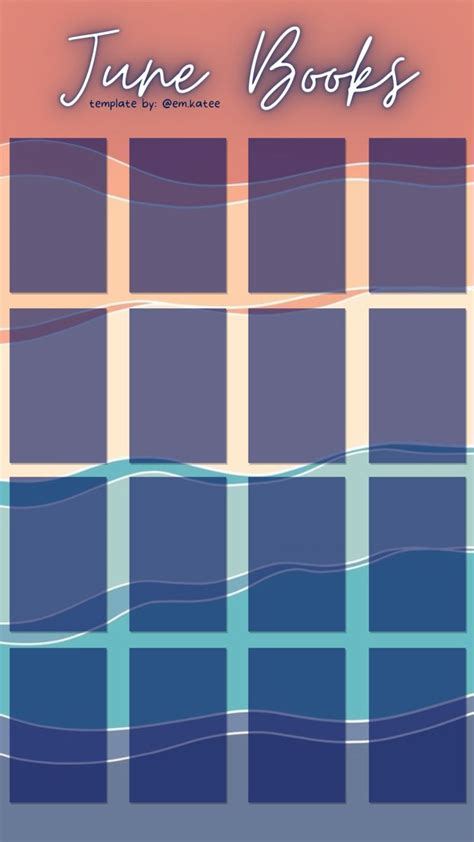 June Books Read Template