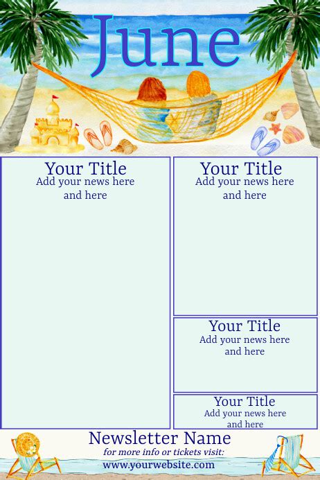 June Newsletter Template