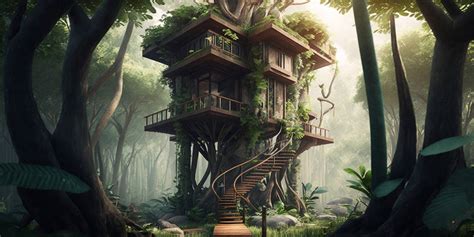 Jungle Tree House: 10,000 Character Guide to Your Dreamy Haven