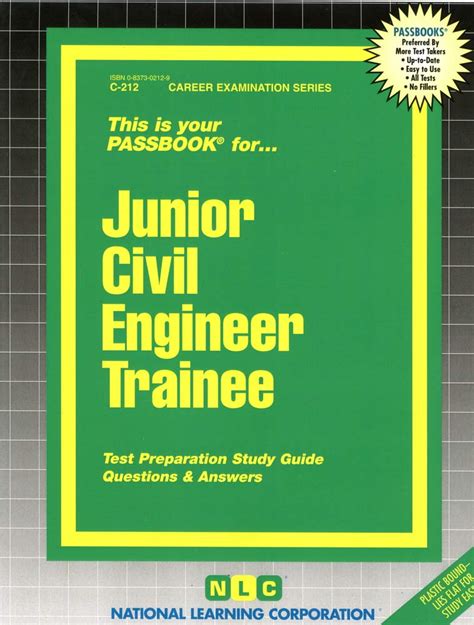 Junior Civil EngineerPassbooks Career Examination Series C-395 PDF